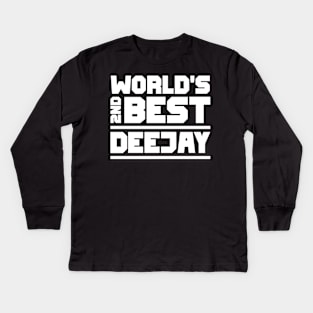 2nd best deejay Kids Long Sleeve T-Shirt